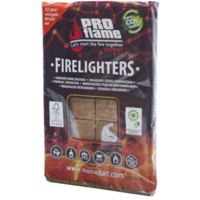 Ugnies įdegtukai PROflame EXPERT, 32 vnt